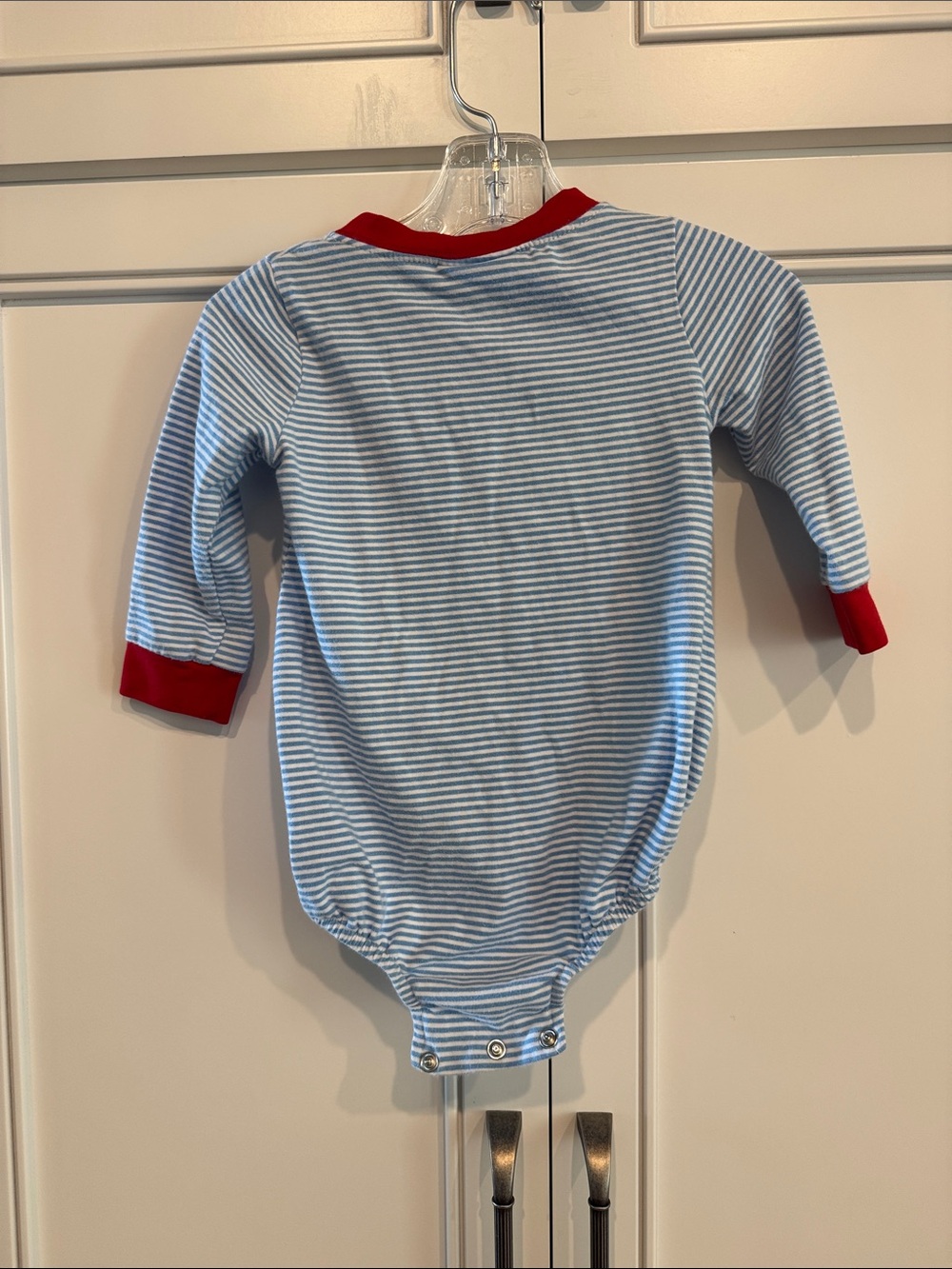 Kristin Lynn Kids Striped Sports Appliqué Bubble - 12M - Picture 5 of 7
